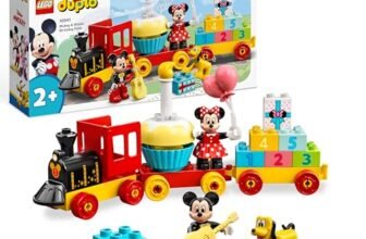 LEGO DUPLO | Disney Il Treno del Compleanno di Topolino e Minnie – Giocattolo per Bambine e Bambini da 2 Anni in su – Giochi Educativi con Mattoncini Numerati e 3 Personaggi – Idea Regalo – 10941