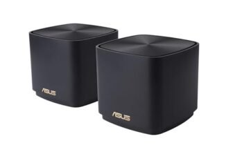 ASUS ZenWiFi XD4 Plus – Per Modem Operatore e ONT, Sistema Mesh WiFi 6 AX1800, fino a 445 m², AiMesh, AiProtection, Parental control, Router App, 2 Pezzi, Nero