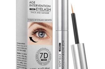 Siero Ciglia Allungante Naturale 4ML, Spesse e Luminose, Volumizzante Siero Per La Crescita Delle Ciglia, Risultati Rapidi e Duraturi, Risultati Visibili, Naturalmente