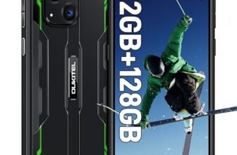 OUKITEL WP32 Rugged Smartphone 2026 – Android 15 12GB(4+8) RAM + 128GB ROM Telefono Indistruttibile – 6.0″ HD+ 6300mAh Impermeabile IP68 20MP + 5MP Dual Camera Dual SIM 4G/Face ID/NFC/OTG/GPS Verde