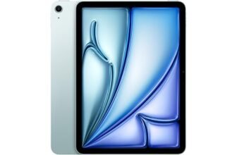 Apple iPad Air 11” (M4): display Liquid Retina, 128 GB, fotocamera frontale e posteriore da 12MP, Wi-Fi 7 con chip Apple N1 – Azzurro