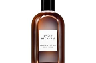 David Beckham Collection Exquisite Leather – Eau de Parfum per Lui Accordo Fumo e Cuoio – Fragranza per Lui, 100ml