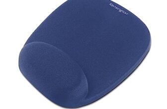 Kensington Tappetino per Mouse in Schiuma e Poggiapolsi Integrato, Blu, 64271