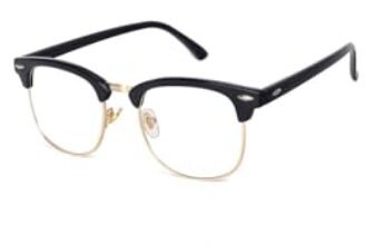 Generico occhiali da lettura 1.75 diottrie per uomo e donna rotondi colorati in metallo neri 3 diottrie grandi vintage 2 3 2.5 3.5 1 1.5 1.75 (Nero/Oro, 2.5, Diottria)