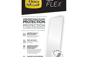 Pellicola protettiva OtterBox Alphaflex per Samsung Galaxy S23 Ultra, Protezione ultra resistente contro rotture e graffi con trattamento antimicrobico