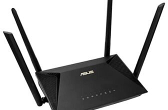 ASUS RT-AX53U AX1800 Router Estendibile con Mobile Tethering, Per Modem Operatore e ONT, Alternativa ai Router 4G 5G, WiFi 6, Connessione Veloce, Protezione Internet Inclusa, Aggiornamenti Illimitati