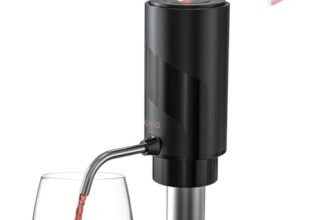 AIKARO – Aeratore Versatore Vino Elettrico Ricaricabile Decanter Elettronico Automatico