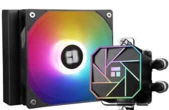 TR AQUA ELITE 120 V3, ventola PWM ARGB da 120 mm con cuscinetti S-FDB, pompa controllata PWM efficiente, per AMD/AM4/AM5, Intel LGA1150/1151/1200/2011/1700, (AE120 V3)