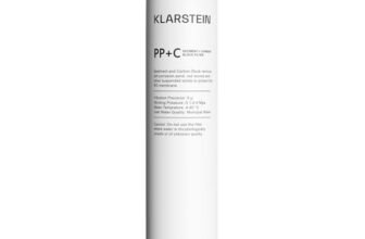 Klarstein Ricambio Depuratore Acqua Domestico, Filtro Acqua Rubinetto Depuratore per Sistema di Filtraggio ad Osmosi Inversa, Compatibile con PuraFina 400/600 GPD, Rimuove Contaminazioni,1 Confezione