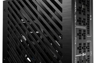 LC-POWER Platinum Pro LC1000P2-V3.1 1000 Watt Alimentatore PC ATX 3.1 con 80 Plus Platinum, 12VHPWR, Ventola da 135mm Silenziosa, 10 Anni di Garanzia