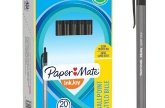 Paper Mate InkJoy 100RT Penna a Sfera a Scatto | Punta Media (1,0 mm) | Nero | Confezione da 20