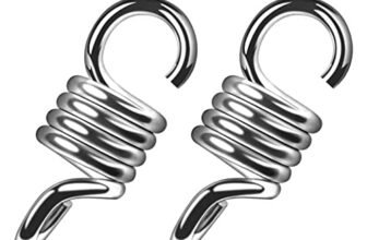 Binnan 2 Pezzi Molla per Amaca,Amaca Spring Molla Altalena per Sedia Sospesa Amaca Spring Ganci