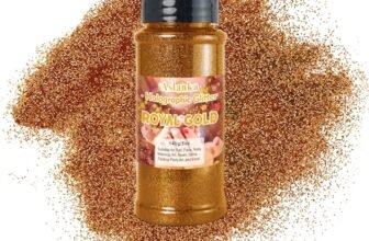 140 g di glitter sottili, glitter per viso lucido per decorazione creativa, trucco, corpo, resina epossidica – rame