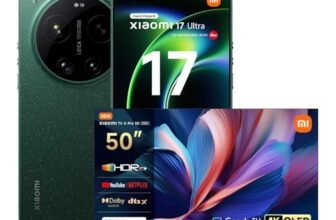 Xiaomi 17 Ultra, Smartphone 16+512GB, Teleobiettivo Lenti Leica APO 200MP 75–100mm, Tecnologia LOFIC HDR, HyperAI, Starlit Green, Garanzia 2 anni+1 anno extra, Caricatore non incluso+TV A Pro QLED 50″
