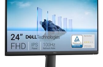 Dell 24 Monitor – SE2425HM, Full HD (1920×1080), 100Hz, IPS, 5ms, VESA (100x100mm), HDMI, VGA, 3 Anni di Garanzia, Nero