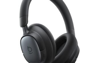 Baseus MH1 Cuffie Bluetooth, Cancellazione del rumore ad alta efficacia fino a -48 dB, Archetto monolitico con Hi-Res & LDAC, 80 ore di riproduzione, Chiamate cristalline con 5 Mic, CloudComfort Soft