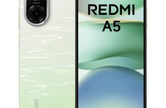 Redmi A5 Smartphone, 4+128GB, Verde, dual camera con AI da 32MP, ampia batteria da 5200mAh (typ), potente processore octa-core, display immersivo da 6,88″ a 120Hz (caricatore non incluso)