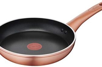 Lagostina Copper-Effect Outdoor Frying Pan, Non-Stick Aluminium, Diameter 26 cm, Black
