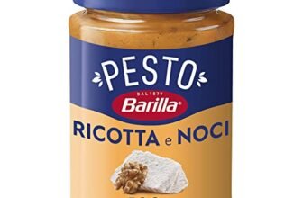 Barilla Pesto Ricotta e Noci, Pesto alla Siciliana, Senza Glutine, Sugo Pronto per Pasta, 190 g