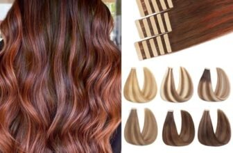 ShowJarlly Extension Capelli Veri Biadesivo 20pcs Extension Capelli Veri 50cm Castano Cioccolato con Marrone Scuro Rossiccio Estensione Biadesive Capelli Veri Estensione Biadesive 50g(20inch,4/4/33#)