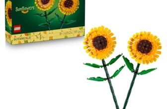 LEGO Botanicals Girasoli – Set di Fiori Finti per Bambine e Bambini 8+ Anni – Bouquet da Esporre Come Decorazione di Casa o della Camera da Letto – Regalo per Ragazza, Ragazzo, Donna o Uomo – 40524