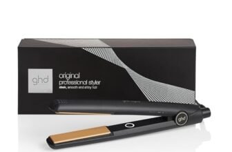 ghd Original, Piastra Capelli Professionale con Tecnologia in Ceramica Single Zone per lo Styling Quotidiano, Lamelle con Rivestimento Glossy per un Finish Luminoso, Cavo di 2.7 m