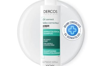 Vichy Dercos, Shampoo Sebo Regolatore Trattante, Per Capelli Grassi, Azione Purificante, Capelli Più Voluminosi, Senza Appesantire, Con Complesso Sebo-Normalizzante, 200 ml