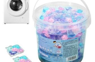 70 Pezzi Capsules Di Detersivo Per Bucato 5 In-1 Con Perle Profumate – Perle Profumate Per Una Pulizia Profonda, Detersivo Concentrato, Capsules DiDetersivo Per Bucato Delicato Per Vestiti