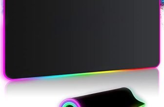Realky Tappetino Mouse Gaming RGB Tappetino per il Mouse Gioco XXL Tappeto Mouse per Gamers PC Extra Grande 800*300*40mm Gaming Mousepad Antiscivolo Impermeabile per Computer e Laptop – 14 Modalità