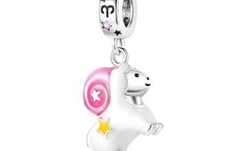 Pandach Perline Costellazioni in Argento Sterling 925 Fascino di Zircone 5A Adatto per il regalo di compleanno della collana del Europee braccialetto delle donne