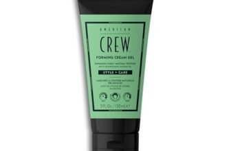 American Crew Forming Cream Gel, Crema Ibrida Capelli, Definizione dei Ricci e Nutrimento, Media Tenuta con Protezione Anti-crespo, Gel Naturale per Ricci da Uomo, 150ml