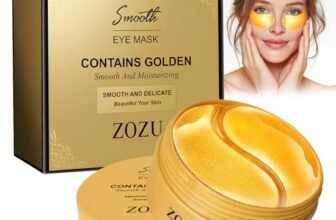 60 Pcs Maschera Occhi 24K Gold, Patch Occhi Antirughe Donne e Uomini, Patch Occhi Collagene, Riduce Occhiaie, Gonfiori, Borse Sotto gli Occhi e Rughe, Effetto Idratante, Migliora il Contorno Occhi
