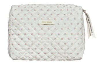 Aucuu Borsa da Toilette da Viaggio, Beauty Case da Viaggio, Borsa da Viaggio, Borsa Trucco Floreale, Trucco Pochette da Toilette, Trousse Trucchi Organizer per Cosmetici, per Donne e Ragazze