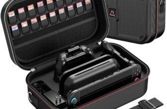 HEYSTOP Custodia per Nintendo Switch 2 Console, Custodia da Viaggio Protettiva di Grande Capacità con 12 Slot per Schede di Gioco per Nintendo Switch 2 Accessori 2025 Ultimo Modello