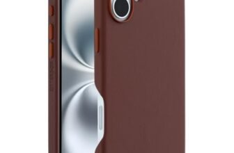 OtterBox Symmetry Series Cactus Leather MagSafe Custodia per iPhone 16 Plus, custodia protettiva sottile antiurto, a prova di caduta, testata 3x vs norme MIL-STD 810G, Marrone