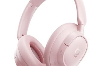 Baseus EH10 NC – Cuffie Bluetooth con isolamento acustico ibrido da -45 dB, con audio Hi-Res e LDAC e microfono da 5 Ki, 80 ore di autonomia, Bluetooth 6.0, connessione multipunto