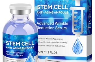 Siero di cellule staminali per faccia, antiinvecchiamento, antirughe, le cellule staminali rafforzano e umidificano la pelle, stimolano il collagene e producono rughe testarde lische, 1.2Fl Oz