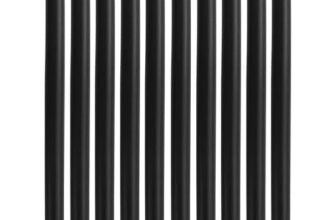 10 Pezzi Bastoncini Colla a caldo, 11 x 200 mm Fissaggio Stick colla a caldo, Nero Ricariche Colla a Caldo Stick,Kit Bastoncini Colla Asciugatura Rapida,per progetti, ufficio