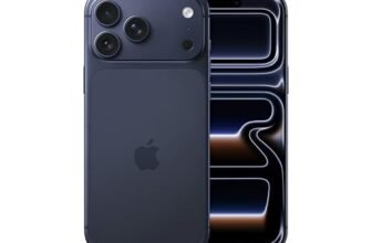 Apple iPhone 17 Pro Max 256 GB: display 6,9″, ProMotion fino a 120Hz, chip A19 Pro, autonomia mai vista su iPhone, sistema di fotocamere Pro Fusion, fotocamera frontale Center Stage; Blu profondo