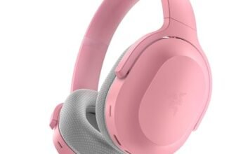 Razer Barracuda – Cuffie Wireless Multipiattaperma per Gioco e Mobile (SmartSwitch Dual Wireless, Microfoni a Cancellazione di Rumore, TriForce Titanium 50 mm, App Audio) Quartz Rosa