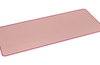 Logitech Desk Mat – Studio Series, Multifunzione, Tappetino per Mouse Esteso, Protezione Scrivania da Ufficio con Base in Gomma, Resistente ai Versamenti – Rosa