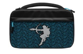 PDP Custodia Messenger GLOW Sheikah Shoot Nintendo Switch, Sheikah Shoot, Nero e blu