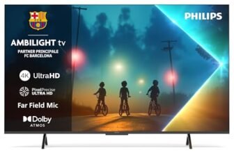 Philips Ambilight 65PUS8200 4K LED Smart TV – Display 65’’ con piattaforma Titan OS, Pixel Precise Ultra HD e Dolby Atmos Sound – Funziona con Alexa e Google Voice Assistant