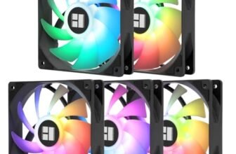 TR TL-C12C-S X5 CPU Air Fan 120mm ARGB Case Cooler Fan, Ventilatore per computer silenzioso PWM con cuscinetto S-FDB, Ventola di raffreddamento velocità fino a 1550 rpm