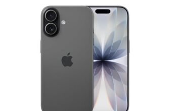 Apple iPhone 17 256 GB: display 6,3″ con ProMotion, chip A19, fotocamera frontale Center Stage per selfie di gruppo più facili, più resistenza ai graffi, un giorno intero di batteria; Nero