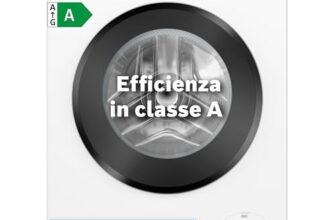 Bosch WGG244Z0IT Serie 6, Lavatrice a carica frontale, capacità 9 kg, 1400 rpm, Iron Assist: riduce le pieghe fino al 50%, sistema Anti macchia, Bianco, 60 cm