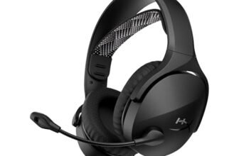 HyperX Cloud Jet – Cuffie da gioco Dual Wireless da 2,4 GHz e Bluetooth, PC, Mac, PS5, PS4, driver da 40 mm, durata della batteria 25 ore, microfono girevole a mute, design leggero, nero