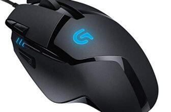 Logitech G G402 Mouse Gaming Hyperion Fury, 4.000 DPI, Design Leggero, 8 Pulsanti Programmabili, Compatibile con PC/Mac/Laptop, PC/Mac – Nero
