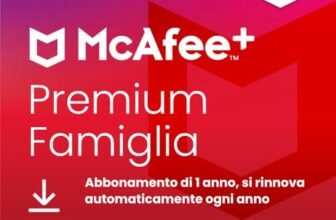 McAfee+ Premium Famiglia Dispositivi Illimitati 2026 |VPN sicura, software di sicurezza informatica, controllo genitori|Abbonamento di 1 anno con rinnovo automatico, Scarica