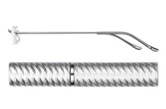 LUFF Mini occhiali da lettura portatili Aggiornamento di lettori leggeri per uomini e donne con custodia per penne a clip (3.5X)